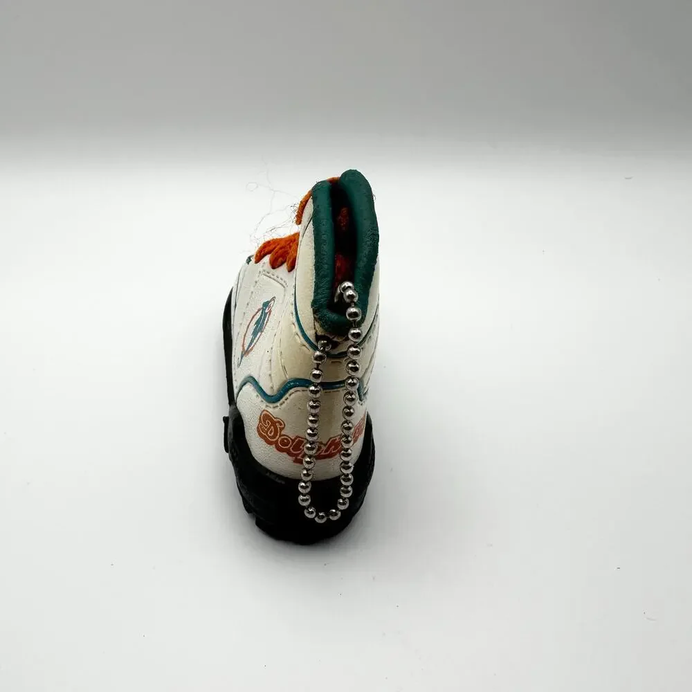 Miami Dolphins Vintage Sneaker Shoe Boot Key Chain Keychain NFL Collectors